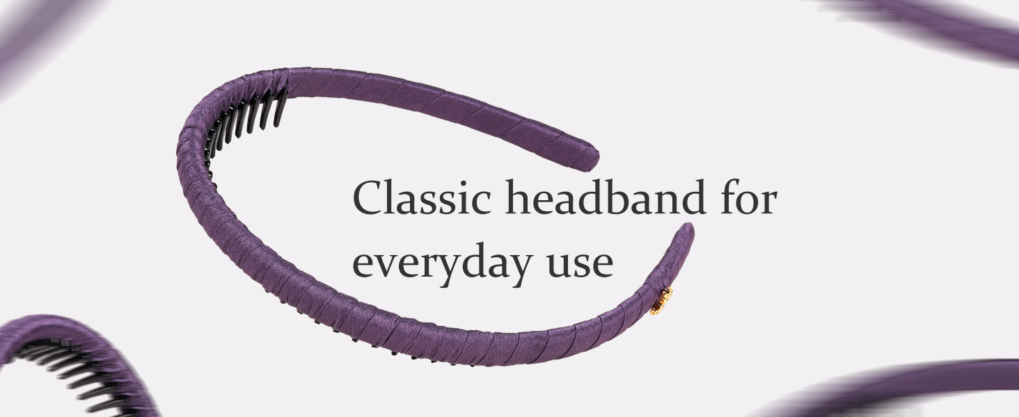 Classic Simple Thin Headbands for Women