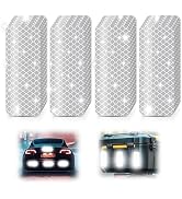Super Reflective Stickers Made of DG3, 3.15" x 1.18" Safety Reflective Tape for Car Bike Mailbox ...