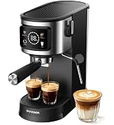 SHARDOR Espresso Machine with Milk Frother, for Cappuccino and Latte | 15 Bar, Expresso Coffee Ma...