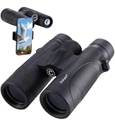 Binoculars for Adults High Powered: 12x42 HD Zoom Binocular for Bird Watching Hunting - Powerful ...
