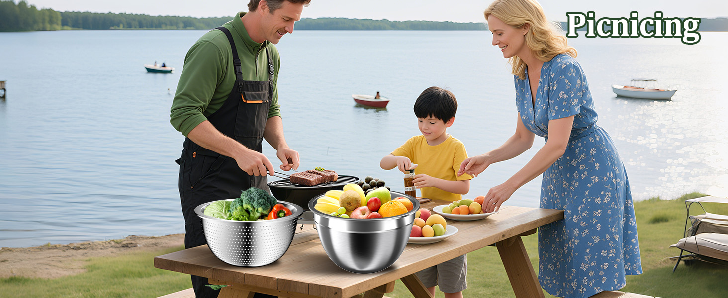 kitchen bowls with lids set