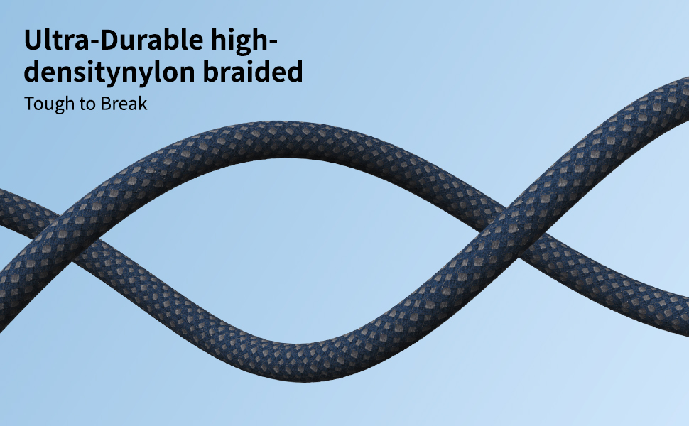 ultra-durable high-density nylon braided:tough to break