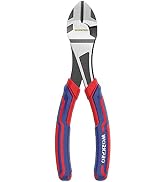 WORKPRO 7-Inch Diagonal Pliers in CRV Steel for Cutting Wires, Bi-material Handle Comfort Grip