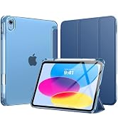 MoKo for iPad A16 11th Generation Case 11 Inch 2025 with Pencil Holder,Navy | For iPad 10th Gener...