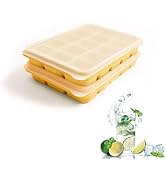 Tvmania Ice Cube Trays Set of 2, Easy Release 15 Flexible Silicone Ice Cube Molds with Removable ...
