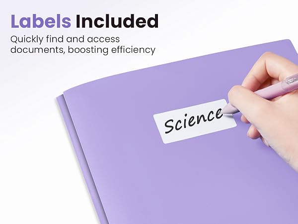 Labels Included