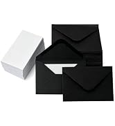 100 Packs of Small Envelopes with Blank Cards 4x2.75 Mini Envelope Gift card envelope