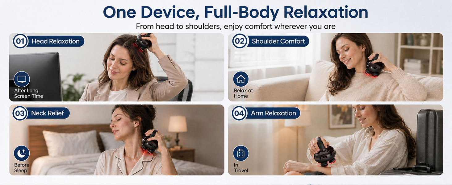 Heated Scalp Massager