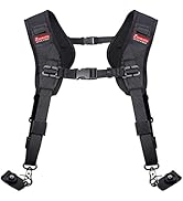ztowoto Double Shoulder Camera Strap Harness Quick Release Adjustable Dual Camera Tether Strap fo...