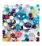 LOVESTOWN 180PCS Planet Marbles Game for Kids, Assorted Size Glass Marbles Bulk with Gift Box for...