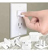 Outlet Covers Babepai 38-Pack White Child Proof Electrical Protector Safety Improved Baby Safety ...