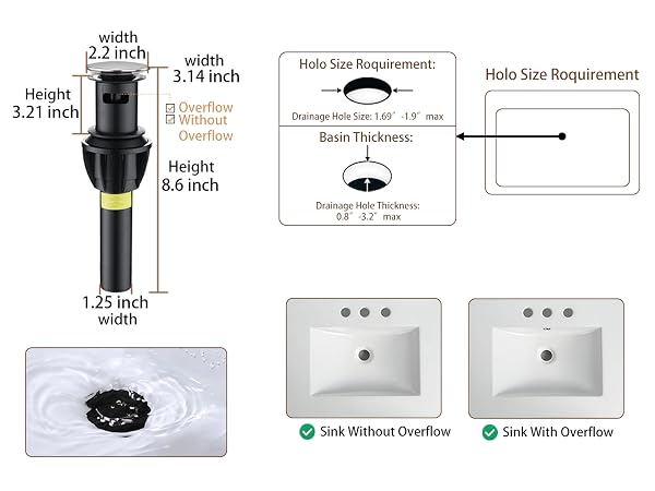 1 hole sink faucet
