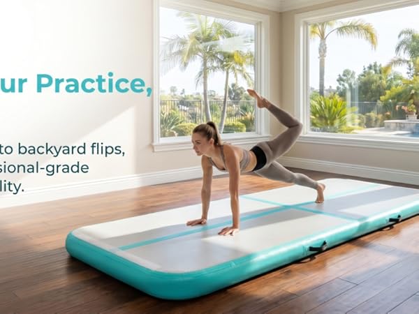 inflatable gymnastics mat