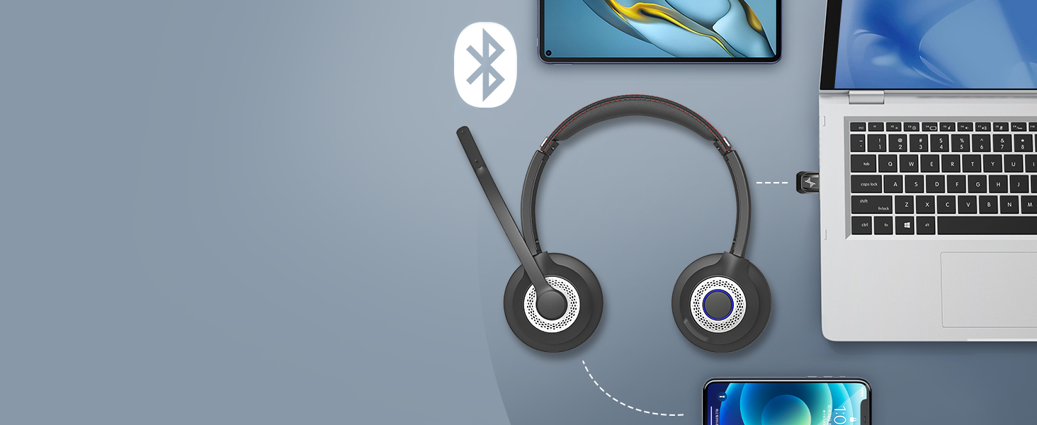 bluetooth headset with microphone