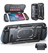 FASTSNAIL Dockable Case for Nintendo Switch 2 with Front Cover, TPU Switch 2 Protective Cover wit...