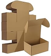 HORLIMER Shipping Boxes, 10x7x5 Brown Shipping Boxes Set of 20