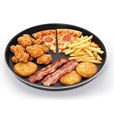 mico dingker 12.2 Inch Microwave Crisper Pan – Universal Browning Plate for Reheating Frozen Pizz...