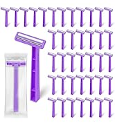 Fafortune Women's Disposable Razors Individually Wrapped Twin Blade,Disposable Razors Women Bulk ...