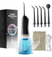 Portable Water flosser Teeth adultsGradient Black and White