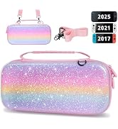 TIKOdirect Carrying Case for Switch 2(2025)/ Switch/ OLED, Glitter Shockproof Protective Portable...