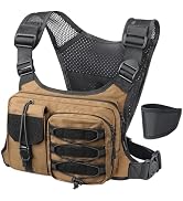 RXW Chest Bag for Men Women, Hiking Chest Pack Sport Chest Rigs Tactical Chest Pack Days Hikes Ru...