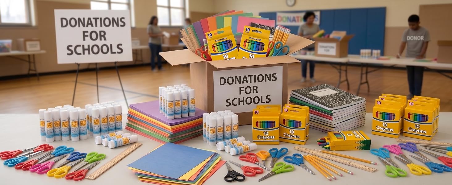 BULK SCHOOL SUPPLIES,ART SUPPLIES,BACKPACK DRIVE,SCHOOL SUPPLIES FOR KIDS,TODDLER SCISSORS