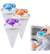 3Pcs Floating Hair Filtering Mesh Removal, 2026 Upgraded Floating Hair Catcher, Washing Machine L...