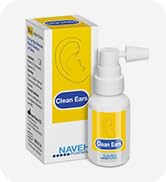 Naveh Pharma CleanEars Earwax Removal Kit Spray Ear Wax Softener Ear Candles Cleaner Ear Irrigati...