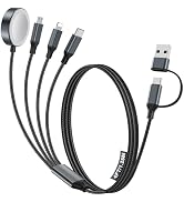 Travel Essentials,Multi Charging Cable for Apple Watch Charger/iPhone Charger,Type C Cable Cord f...