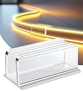 Neon Rope Light Clips Mounting - 24 Pcs Clear Waterproof LED Strip Clip Brackets - Adhesive Wall ...