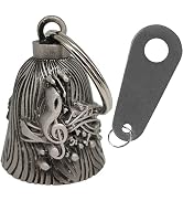 Dream Apparel Motorcycle Biker Bell W/ Motorcycle Bell Hanger, Motorcycle Accessories or Key Chai...