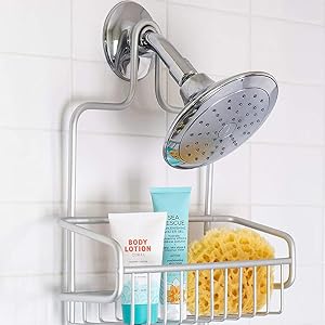 Extra Large Shower Caddy Silver