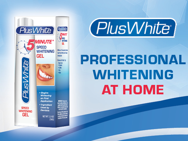 Plus White Speed Whitening Gel is a great solution for fast teeth whitening for a brighter smile