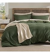 Bedsure Luxury Waffle Duvet Cover Queen Size - Textured Duvet Cover Set, Soft, Breathable Bedding...