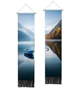 BSFHH Pack of 2 Tapestry -Landscape Flower Aesthetic Long Tapestries for Living Room and Bedroom ...