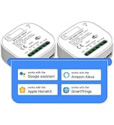 DoHome Homekit WiFi Relay Switch, Smart Relay Wireless Remote Control Light Switch Voice Control ...
