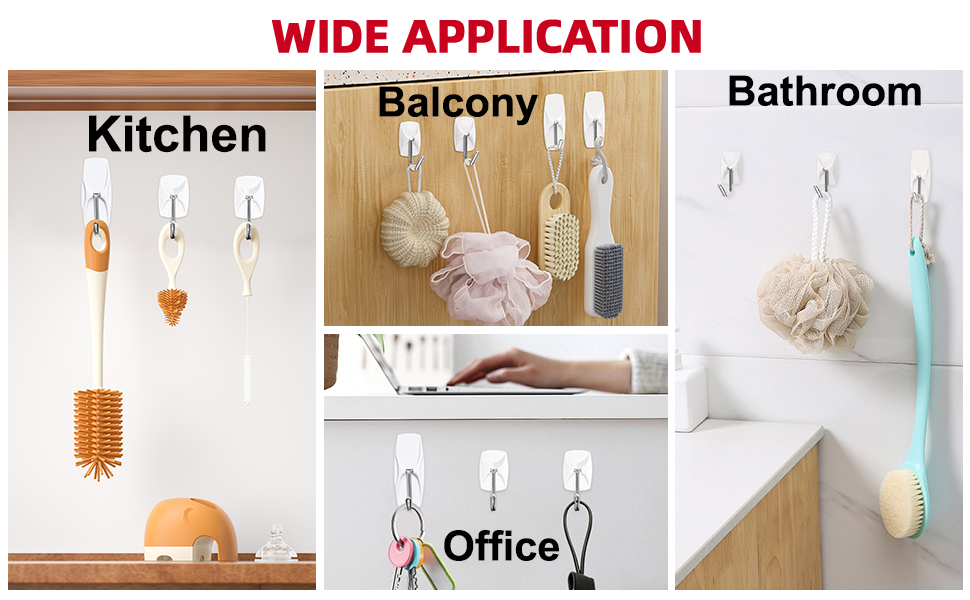 removable residue free wall hooks