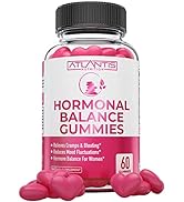 Hormonal Balance For Women & PMS Relief Gummies - Alleviates Cramps, Bloating, Mood Swings, Hot F...