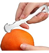 2 Pack, Stainless Steel Orange Peeler Knife – Multi-Functional Citrus Peeler, Fruit Peeler & Peel...