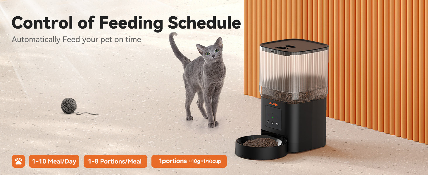 5G WiFi Smart Pet Feeder for Dogs and Cats with APP Control