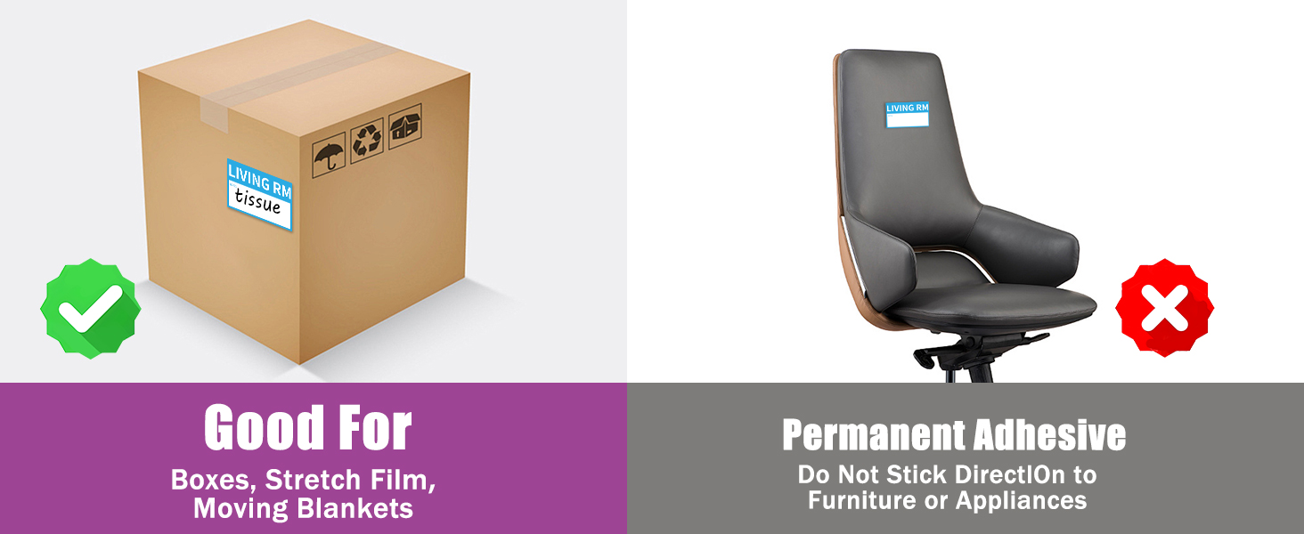 Home Moving Labels