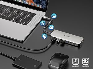 USB-C Hub (8-in-1)