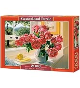 CASTORLAND 3000 Piece Jigsaw Puzzles, Summer Reminiscence, Still Nature Puzzle, Flowers in a vase