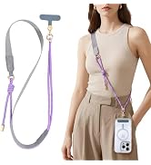ZOYTONE Phone Lanyard Crossbody, Adjustable Anti Theft Phone Strap for ID Badge, Wallet, Earphone...