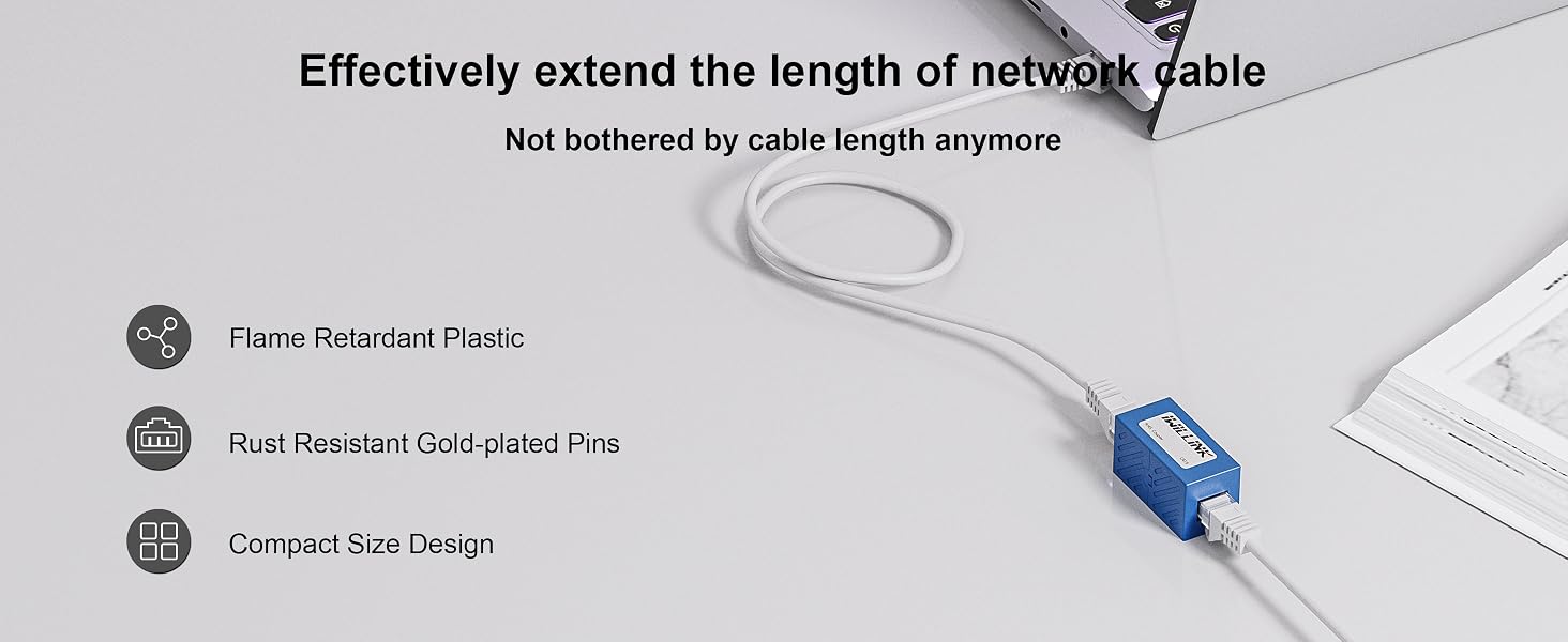 Effectively extend the length of network cable