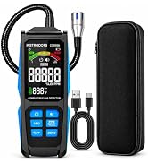 INSTRODOTS Gas Leak Detector, Propane Detector with Audible & Visual Alarm | Rechargeable Natural...