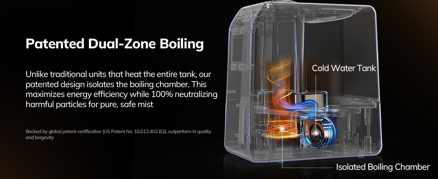 3.0 Hybrid Cool-Warm Mist Technology