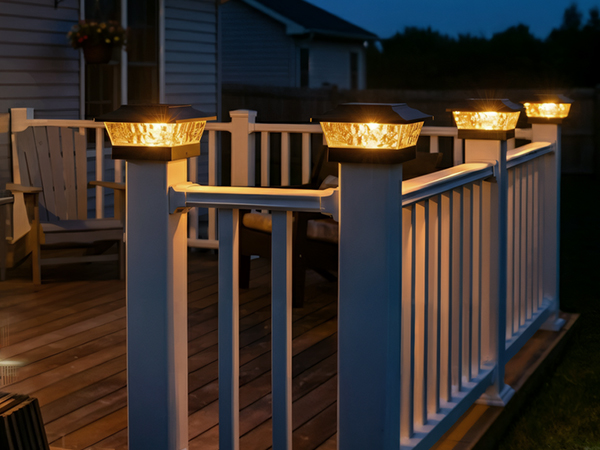 post caps lights