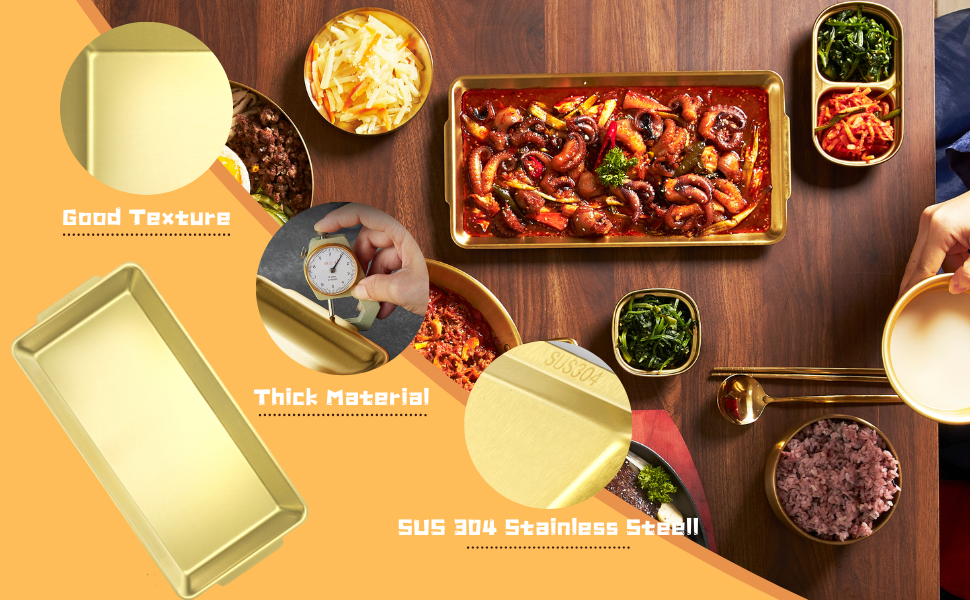 Stainless Steel Serving Platters