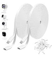 Uogw 2Pack 13.1ft/4m Micro USB Extension Cable Compatible with Zmodo,Wyze Cam V4,Wyze Cam OG,WYZE...